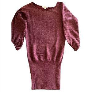 The Vanity Room Burgundy Sweater Dress